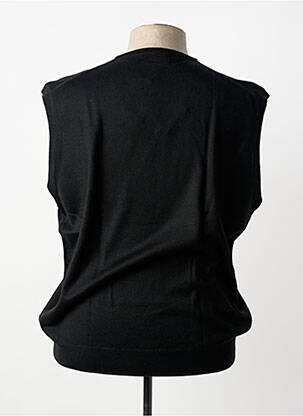 Pull col v manches courtes noir OLIVER HOLTON homme