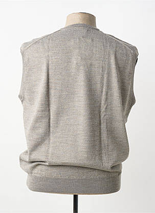 Pull col v manches courtes gris OLIVER HOLTON homme