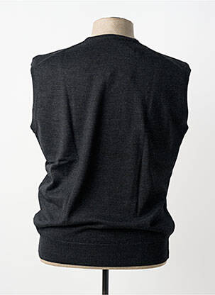 Pull col v manches courtes gris OLIVER HOLTON homme