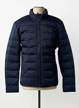 Doudoune poches sans capuche bleu DT DOSTILUS homme