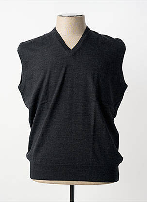 Pull col v manches courtes gris OLIVER HOLTON homme