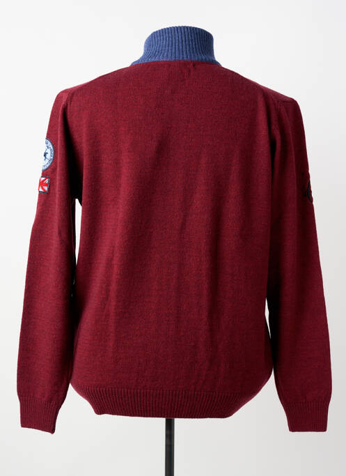Gilet manches longues manches longues rouge LA SQUADRA homme