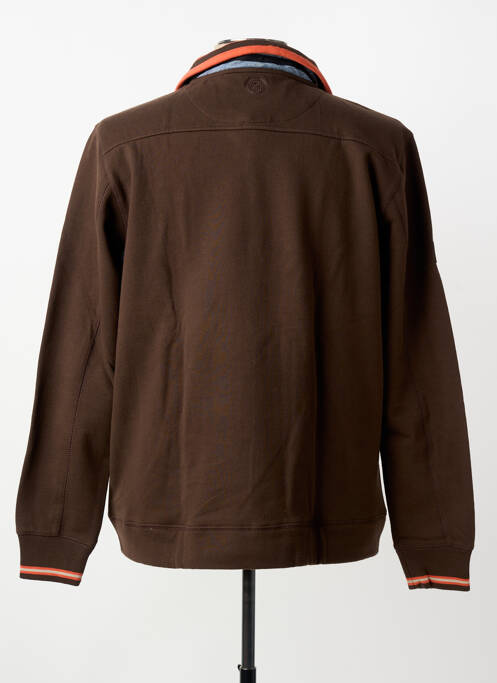Veste casual coupe droite marron LA SQUADRA homme