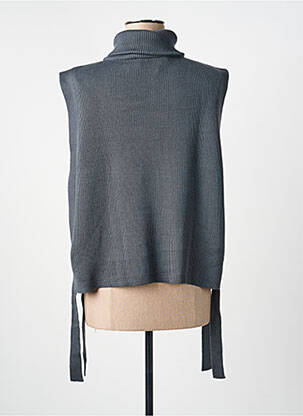 Pull coupe droite sans manche gris BETTY BARCLAY femme