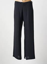 Pantalon large tissage crêpe taille normale noir LO! LES FILLES femme
