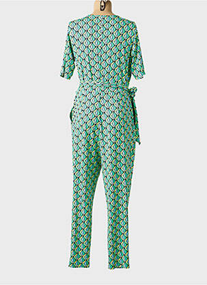 Combi-pantalon manches courtes manches courtes vert BETTY BARCLAY femme