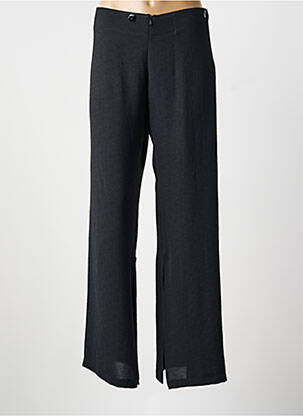 Pantalon large tissage crêpe taille normale noir LO! LES FILLES femme