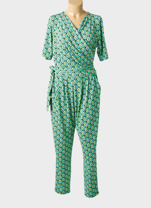 Combi-pantalon manches courtes manches courtes vert BETTY BARCLAY femme