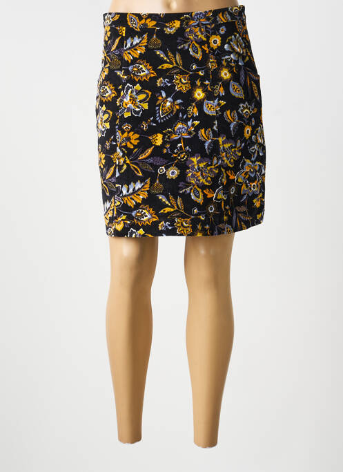 Jupe courte coupe droite noir LA FIANCÉE femme