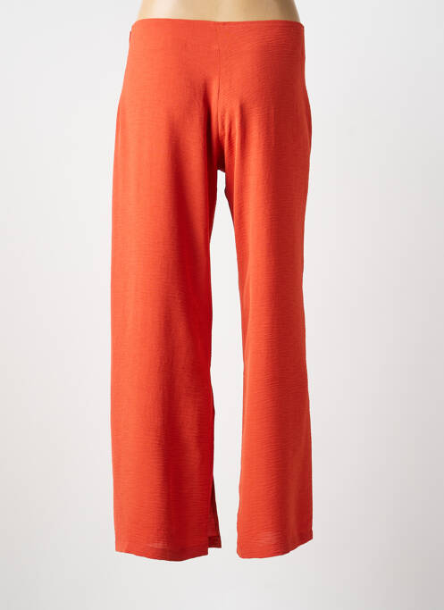 Pantalon large tissage crêpe taille normale orange LO! LES FILLES femme