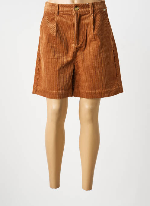 Short fermeture zippée sous rabat boutonné taille normale marron LEE COOPER femme