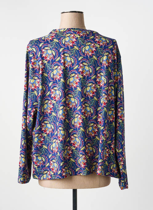 T-shirt imprimé fantaisie manches longues bleu LA FIANCÉE femme