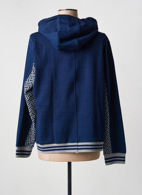 Veste casual coupe droite bleu FRED SABATIER femme