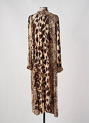 Robe longue manches longues manches longues marron BANDITAS FROM MARSEILLE femme