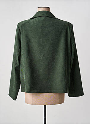 Veste casual epaulette vert HALOGENE femme