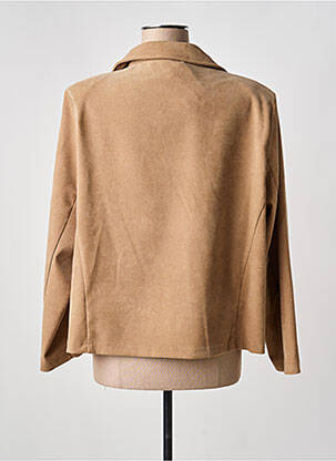 Veste casual epaulette beige HALOGENE femme