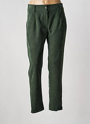 Pantalon slim taille normale taille normale vert HALOGENE femme