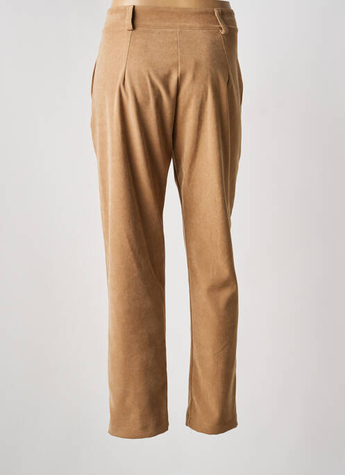 Pantalon slim taille normale taille normale beige HALOGENE femme