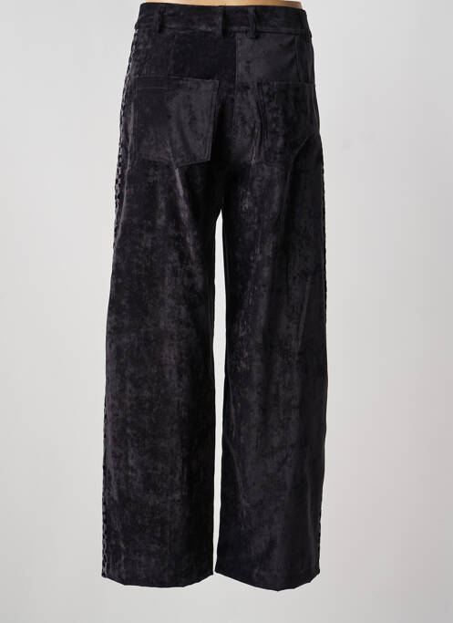 Pantalon droit stretch taille normale noir BANDITAS FROM MARSEILLE femme