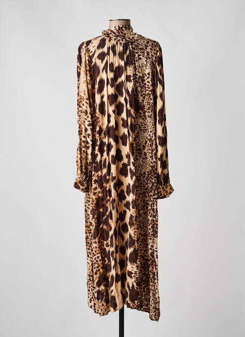 Robe longue manches longues manches longues marron BANDITAS FROM MARSEILLE femme