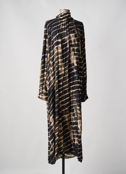 Robe longue manches longues manches longues noir BANDITAS FROM MARSEILLE femme