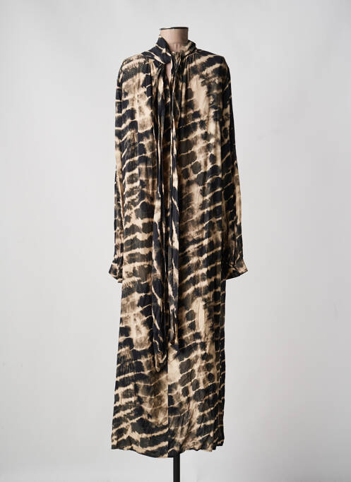 Robe longue manches longues manches longues noir BANDITAS FROM MARSEILLE femme