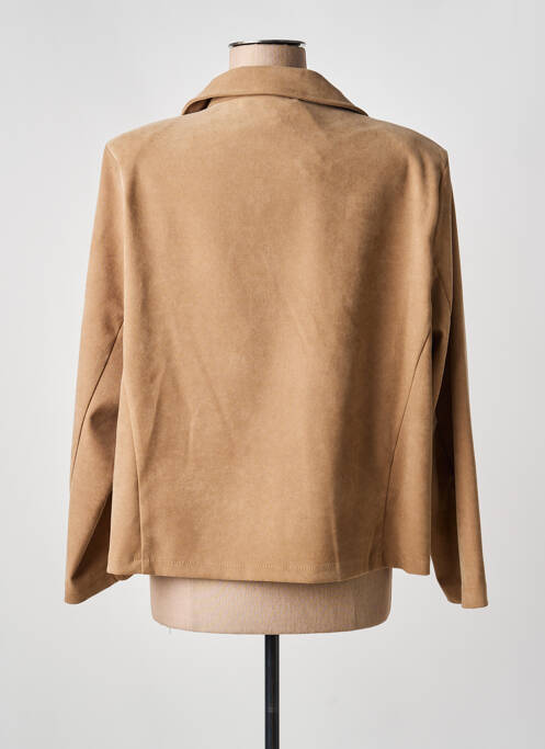 Veste casual epaulette beige HALOGENE femme