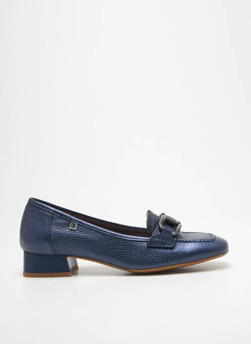 Mocassins matière lisse talon plat jusqu'à 3cm bleu DORKING femme