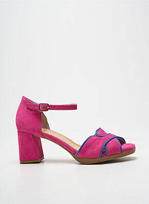 Sandales/nu pieds fermeture bride(s) talon de 7 à 9cm rose DORKING femme