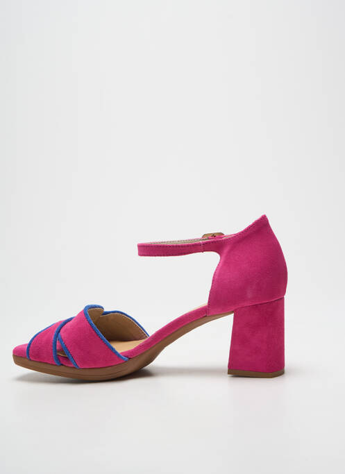Sandales/nu pieds fermeture bride(s) talon de 7 à 9cm rose DORKING femme