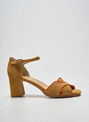 Sandales/nu pieds fermeture bride(s) talon de 7 à 9cm orange DORKING femme