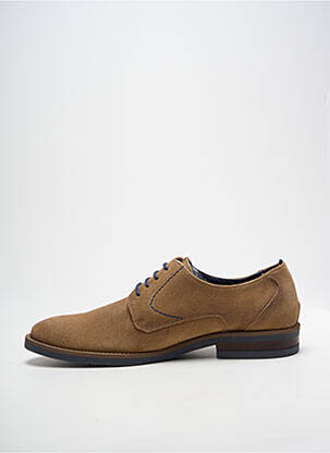 Derbies semelle amovible talon bas marron FLUCHOS homme