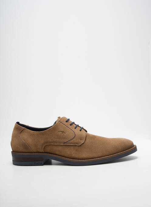 Derbies semelle amovible talon bas marron FLUCHOS homme