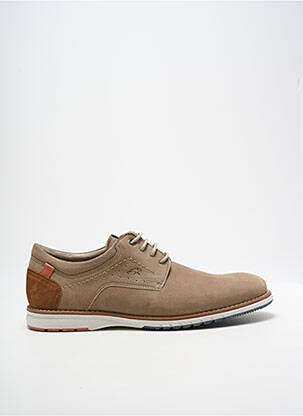 Baskets semelle amovible bout rond beige FLUCHOS homme