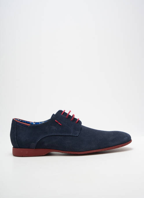 Derbies semelle amovible talon bas bleu FLUCHOS homme