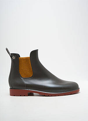 Bottines/boots talon bas talon plat jusqu'à 3cm vert MEDUSE femme