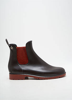 Bottines/boots talon bas talon plat jusqu'à 3cm marron MEDUSE femme