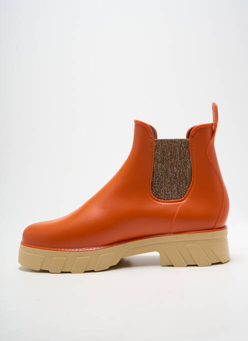 Bottines/boots talon bas talon de 4 à 6cm orange MEDUSE femme