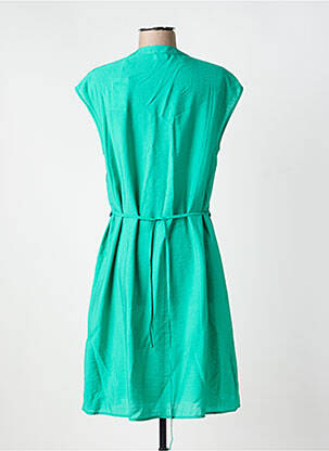 Robe courte sans manche sans manche vert C'EST BEAU LA VIE femme