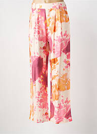 Pantalon droit taille élastique orange SUZZY & MILLY femme