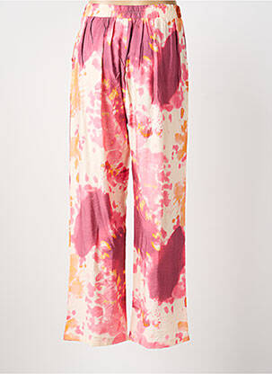 Pantalon droit taille élastique orange SUZZY & MILLY femme