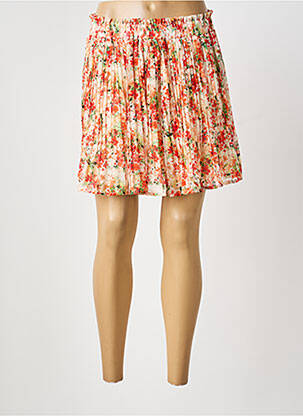 Jupe courte coupe évasée beige EMMA ELLA femme