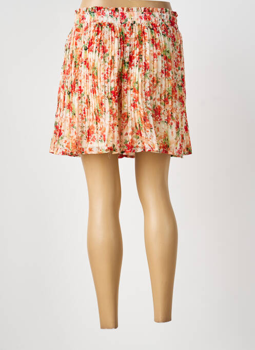 Jupe courte coupe évasée beige EMMA ELLA femme