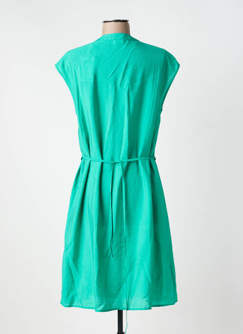 Robe courte sans manche sans manche vert C'EST BEAU LA VIE femme