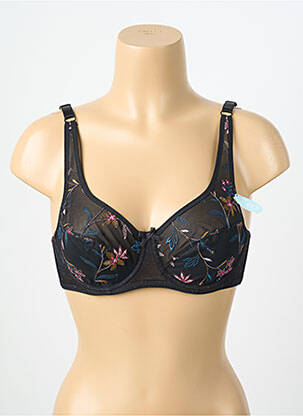 Soutien-gorge effet matière satinée haut soutien-gorge emboitant noir DAMART femme