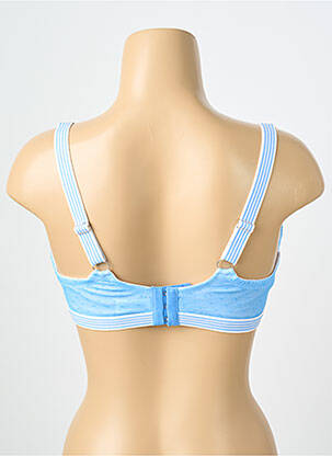 Soutien-gorge effet matière satinée haut soutien-gorge moulé bleu CYBÈLE femme