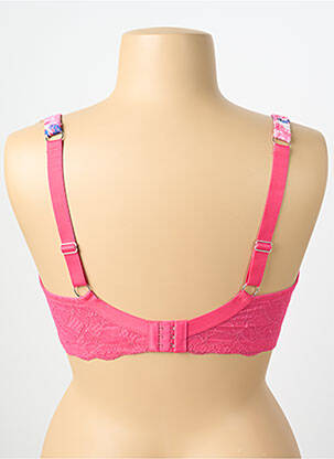 Soutien-gorge effet matière satinée haut soutien-gorge emboitant rose CYBÈLE femme