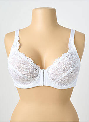 Soutien-gorge effet matière satinée haut soutien-gorge emboitant blanc DAMART femme