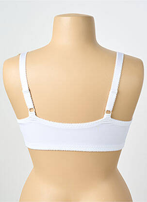 Soutien-gorge effet matière satinée haut soutien-gorge emboitant blanc DAMART femme
