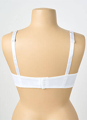 Soutien-gorge effet matière satinée haut soutien-gorge moulé blanc DAMART femme